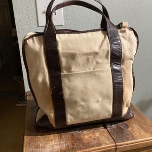 Original Penguin Multi-Purpose Canvas-Leather Bag
